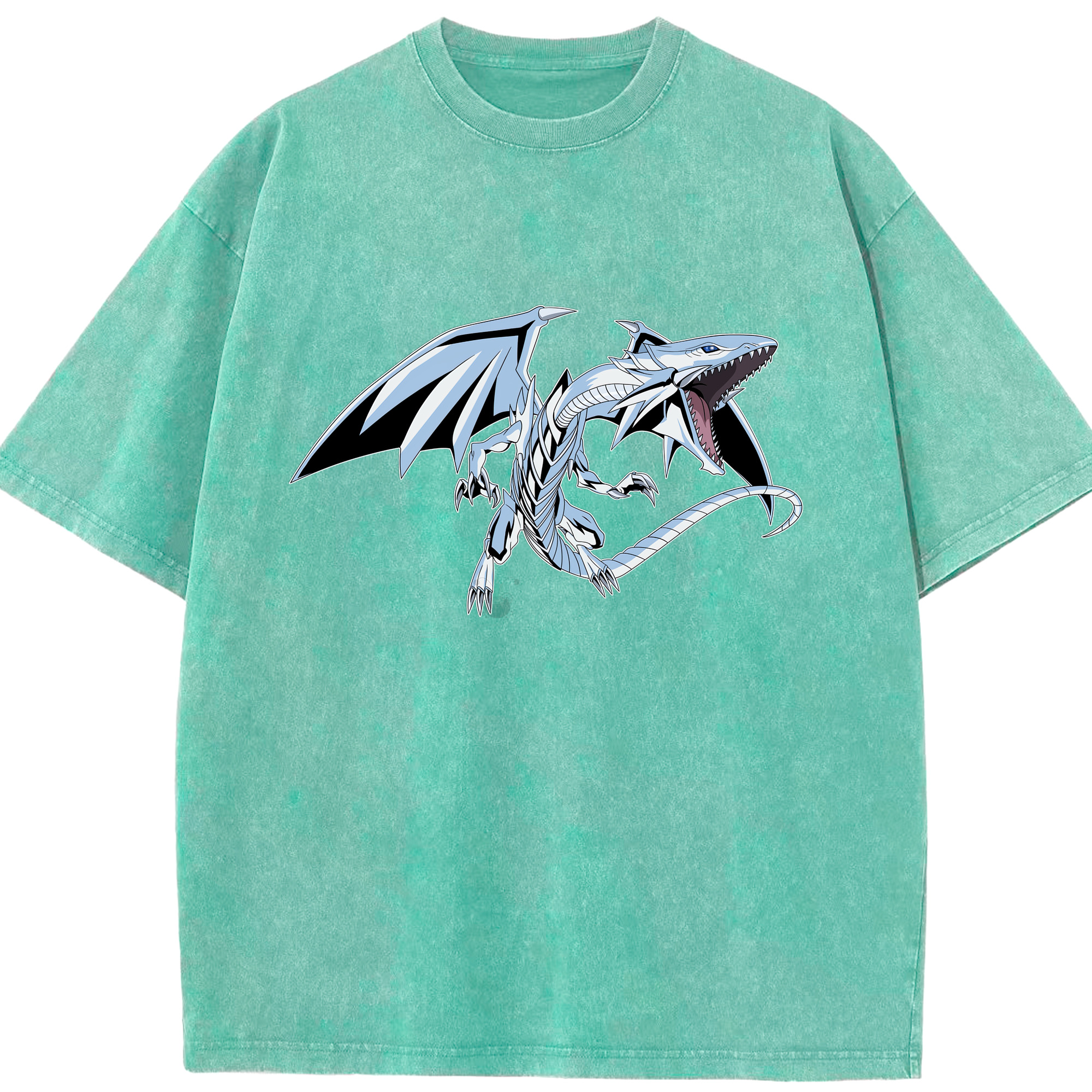 （画像用） 遊☆戯☆王 Yu-Gi-Oh! 綿100% ヴィンテージ風 半袖Tシャツ（フロントプリント）